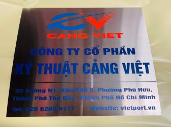 Mẫu Bảng Hiệu Công Ty Inox Đẹp Năm 2026