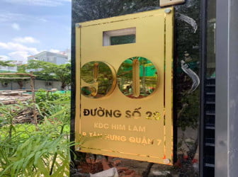 Mẫu Bảng Hiệu Chữ Nổi Inox Đẹp Năm 2026