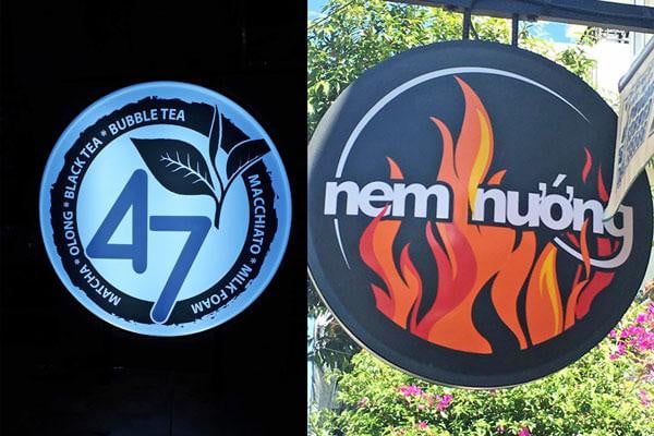 Mẫu Bảng Hiệu Mica Hút Nổi Đẹp