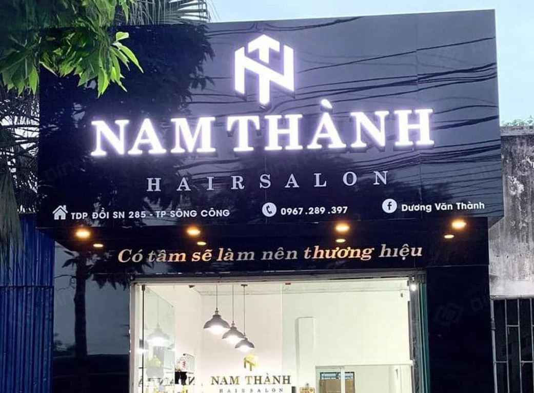 Thiết Kế Biển Hiệu Alu Chữ Nổi Mica