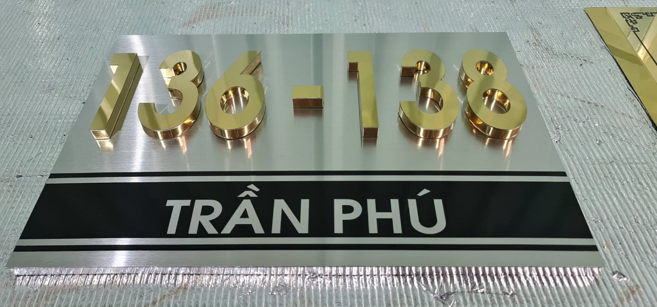 Biển Chữ Nổi Inox Đẹp
