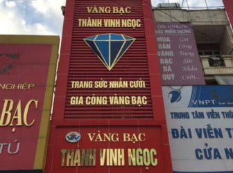 Thi Công Bảng Hiệu Quảng Cáo Chữ Nổi Inox Vàng Đẹp