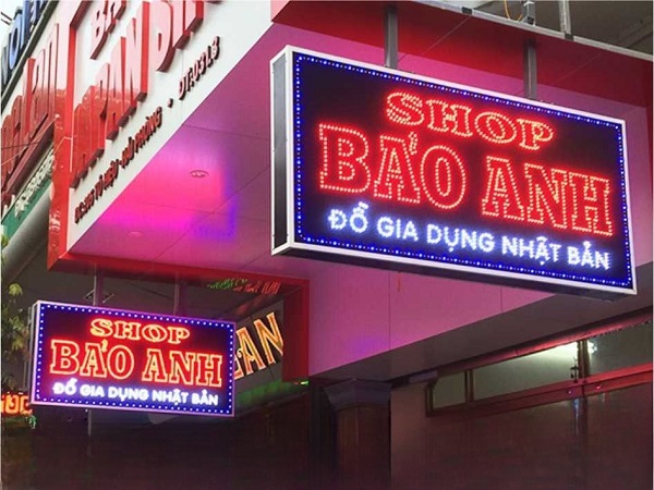 Thi Công Bảng Hiệu LED Vẫy Đẹp