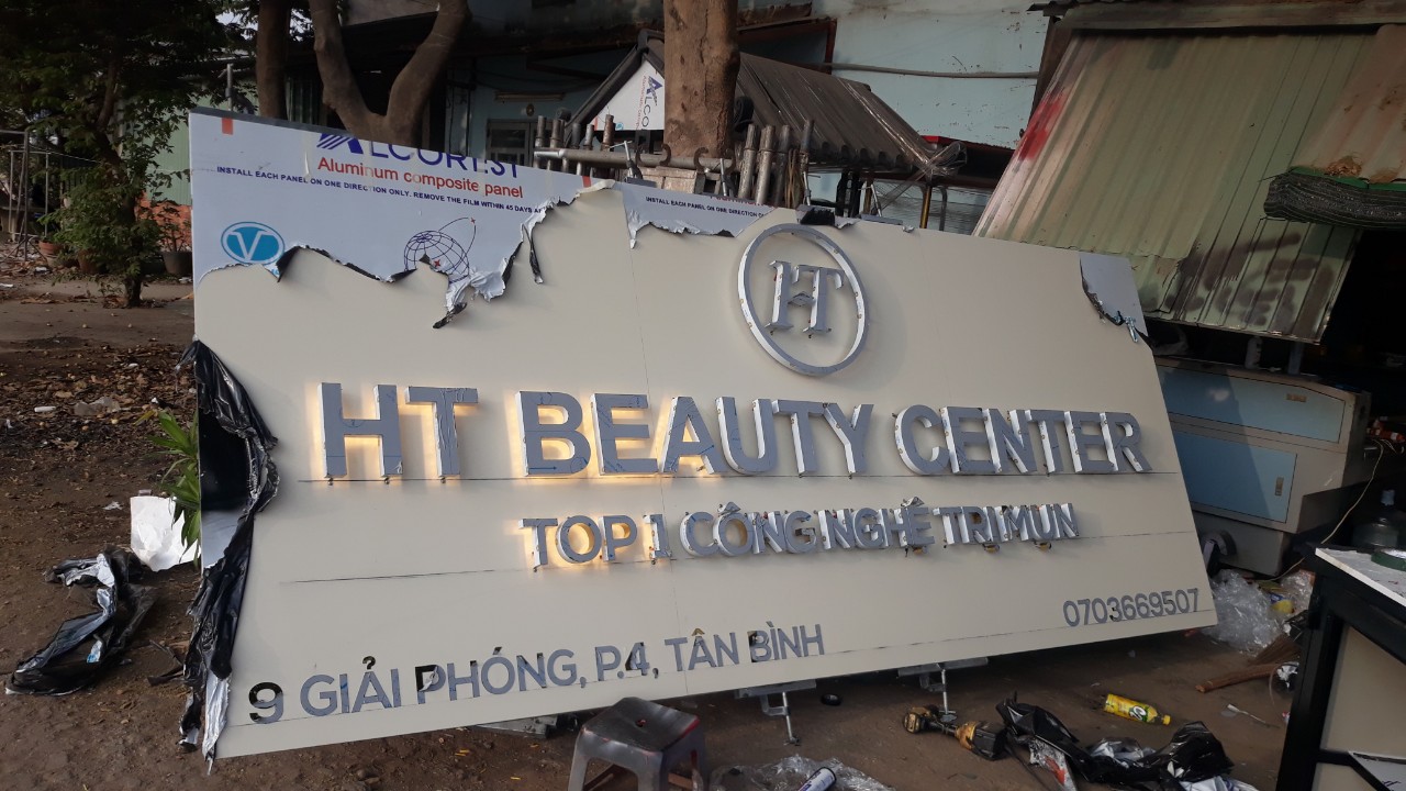 Mẫu Bảng Hiệu Quảng Cáo Chữ Nổi Inox Đẹp Năm 2026