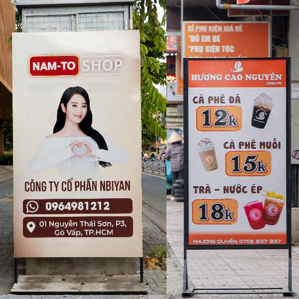 Mẫu Biển Vẫy Quảng Cáo Đẹp Năm 2026
