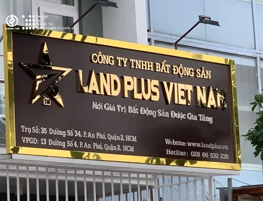 Mẫu Bảng Hiệu Chữ Nổi Alu Đẹp