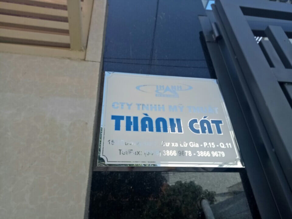 Thi Công Bảng Hiệu Công Ty Inox Đẹp