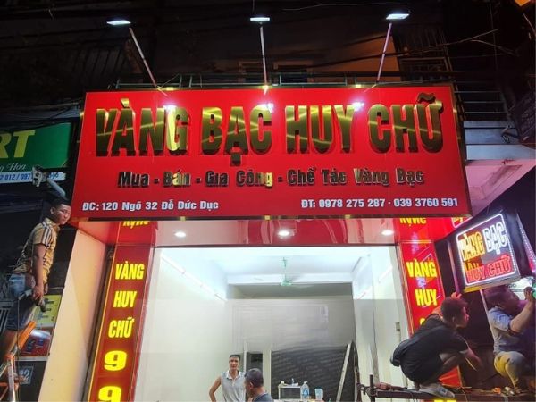 Bảng Hiệu Chữ Nổi Alu Đẹp