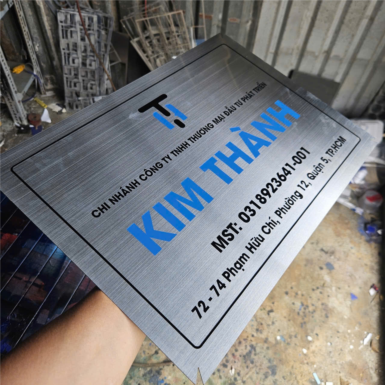 Bảng Hiệu Công Ty Inox Đẹp