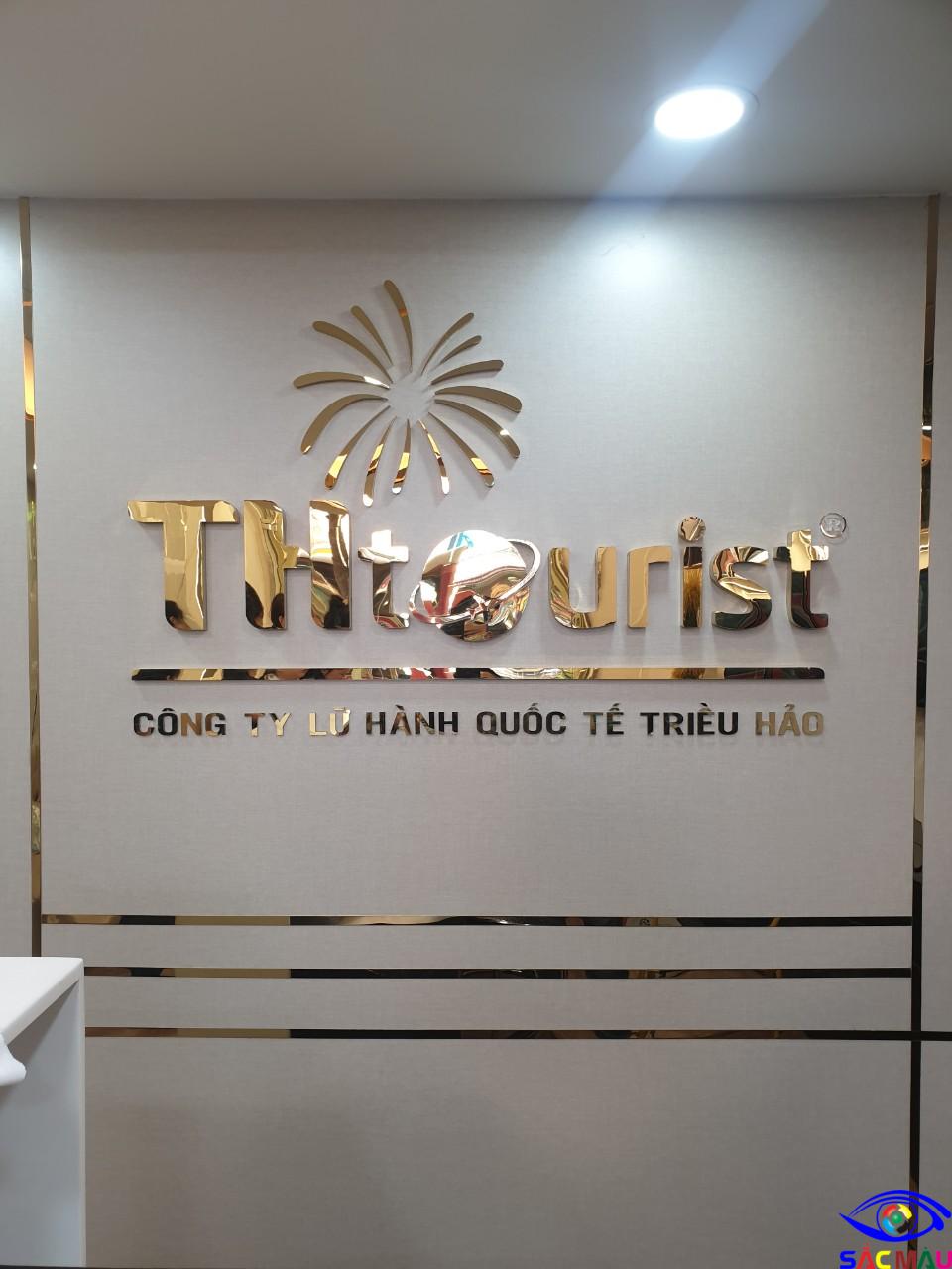 Mẫu Chữ Nổi Inox Vàng Đẹp