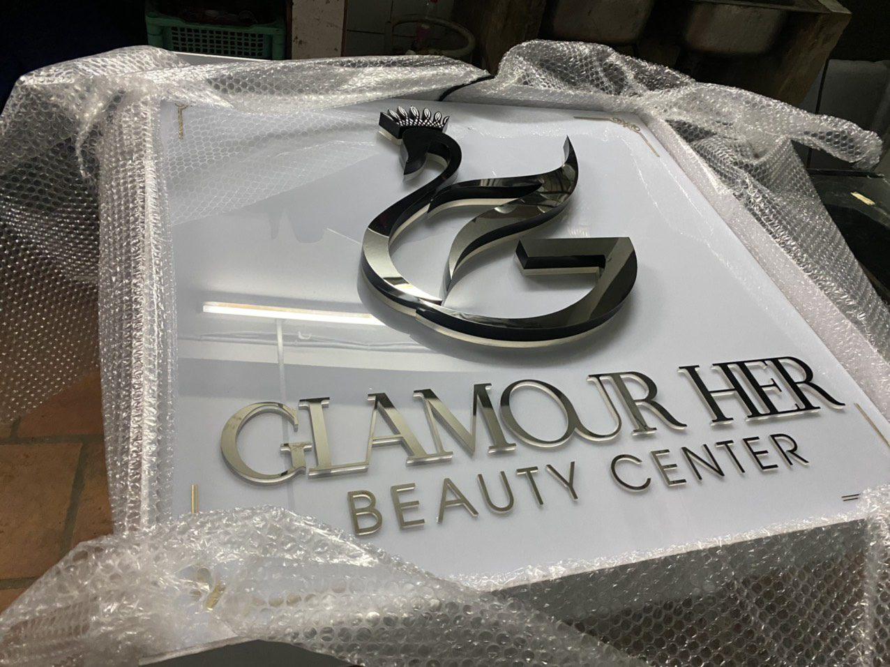 Thiết Kế Bảng Hiệu Chữ Nổi Hắt Sáng Chân Đẹp, Hiện Đại