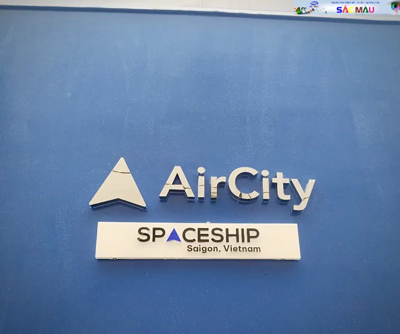 Làm Bảng Hiệu Chữ Nổi Inox Đẹp