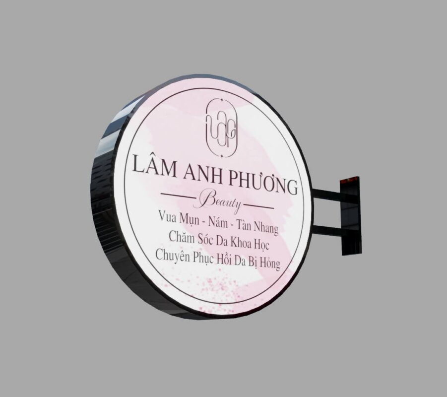 Thiết Kế Biển Quảng Cáo Hộp Đèn Mica Đẹp