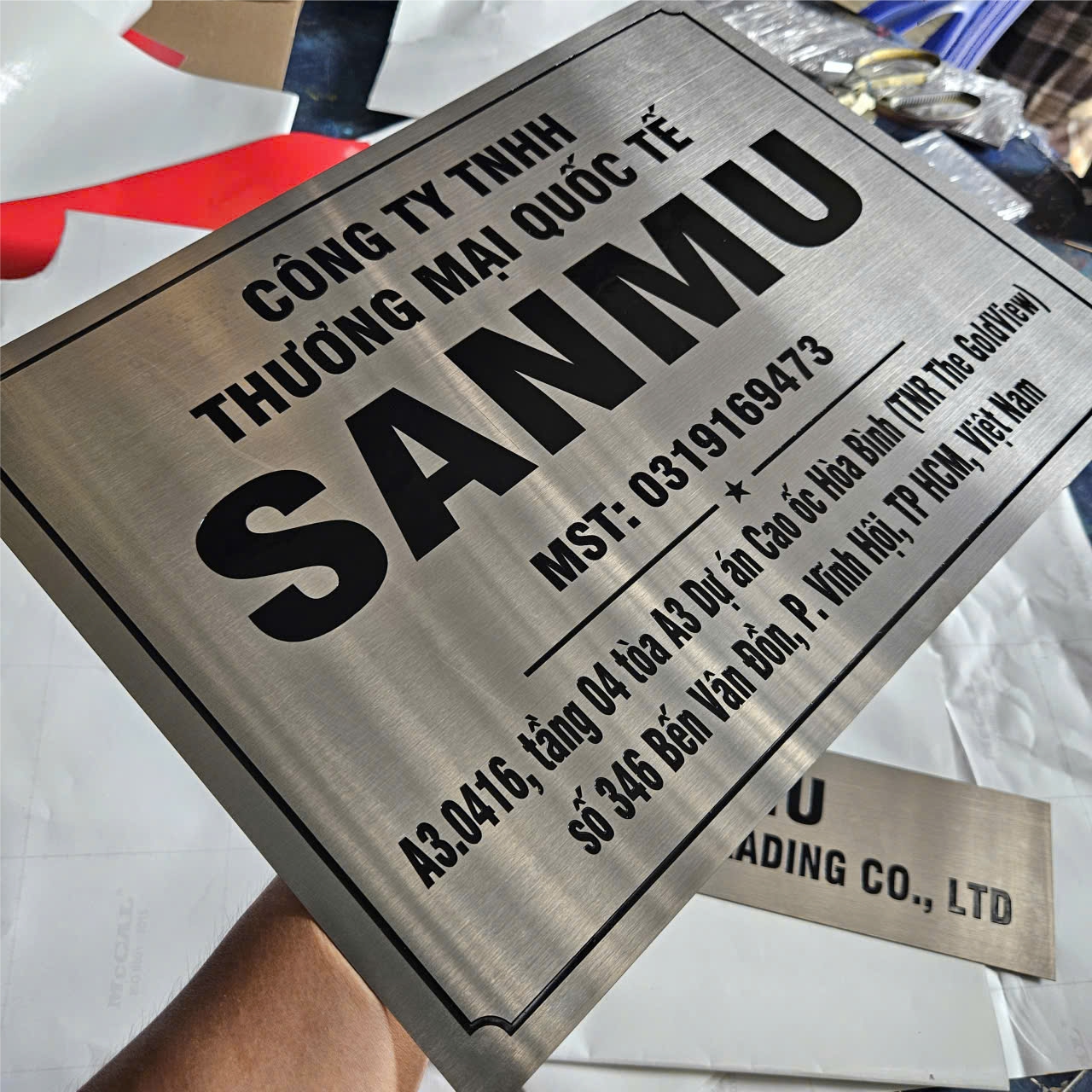 Thiết Kế Bảng Hiệu Công Ty Inox Đẹp