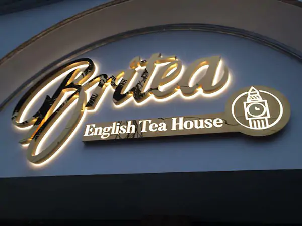 Thiết Kế Bảng Hiệu Alu Chữ Nổi Inox Đẹp, Sang Trọng