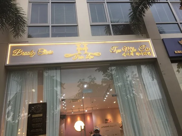 Thi Công Bảng Hiệu Chữ Inox Vàng Gương Đẹp
