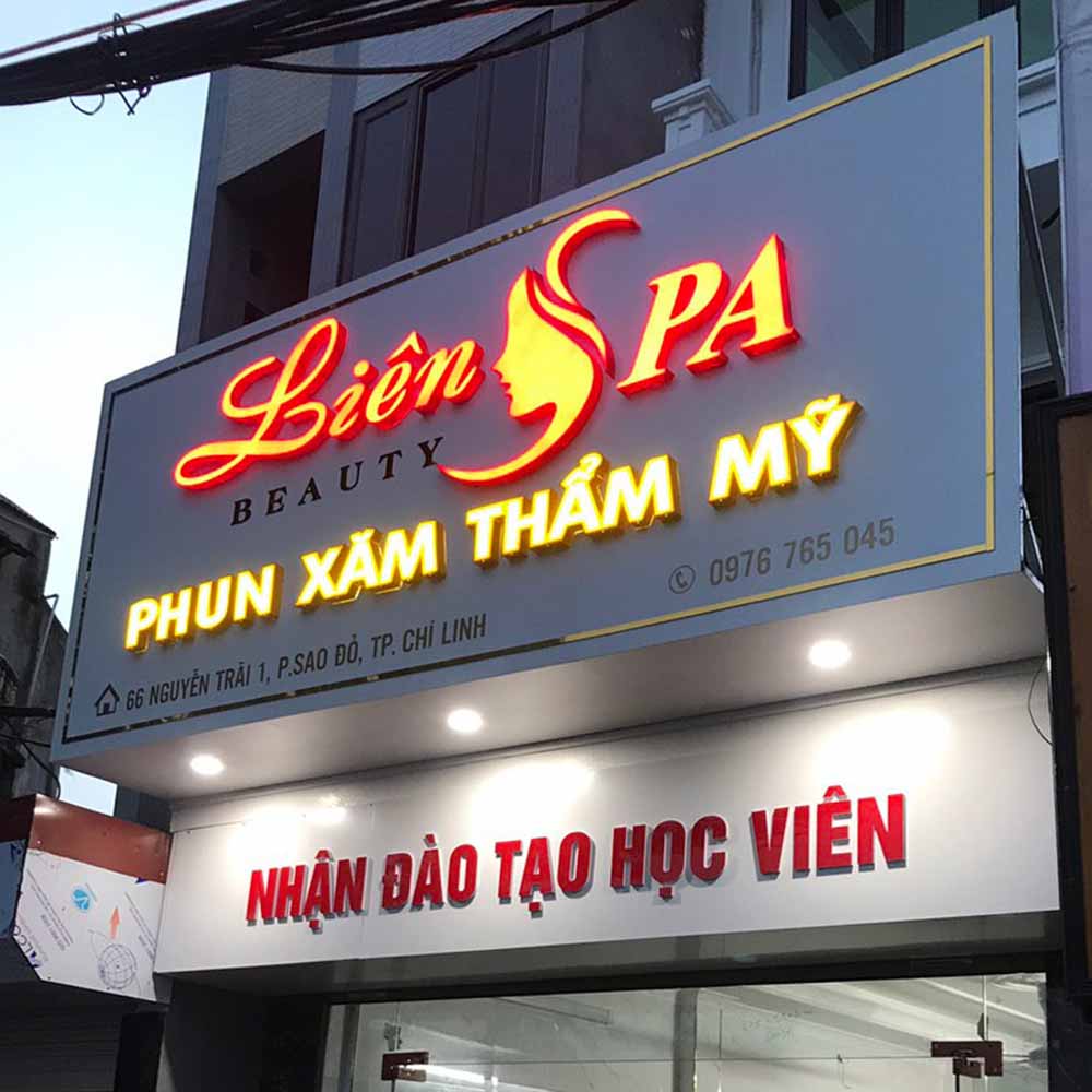 Mẫu Bảng Hiệu Chữ Nổi Đèn LED Đẹp Năm 2026