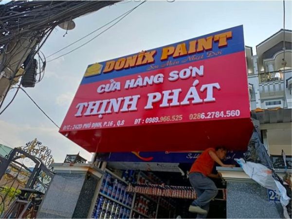 Thiết Kế Biển Hiệu Mica Chữ Nổi