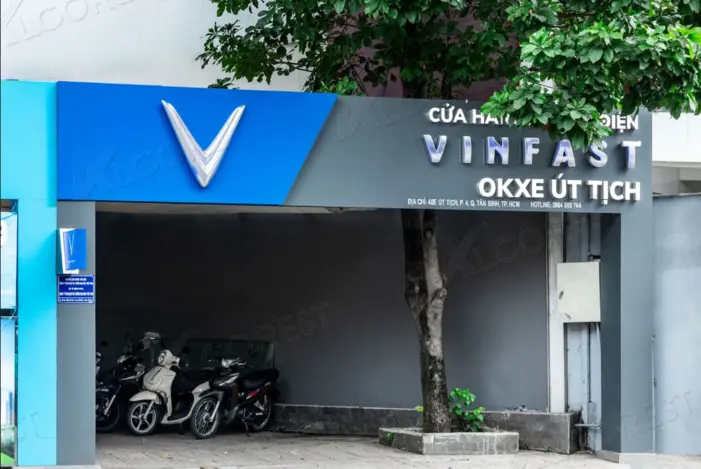 Mẫu Biển Hiệu Alu Chữ Nổi Đẹp Năm 2026 Hiện Đại Thu Hút Khách