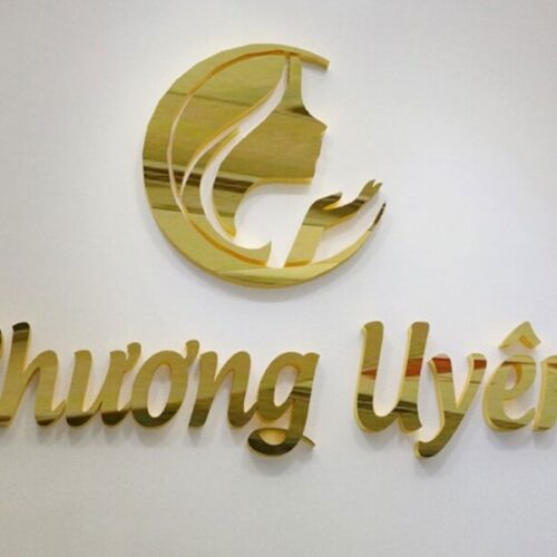 Chữ Inox Vàng Đẹp, Sang Trọng