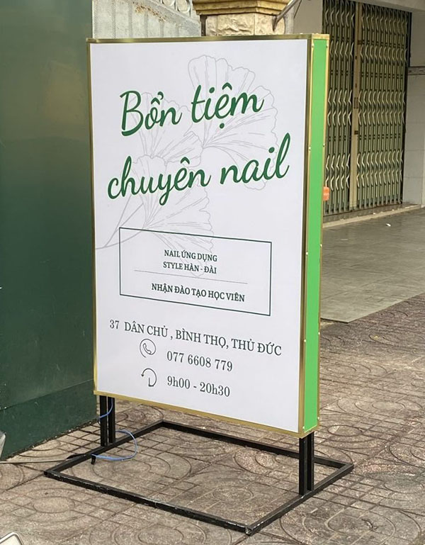 Mẫu Bảng Quảng Cáo Hộp Đèn Đẹp