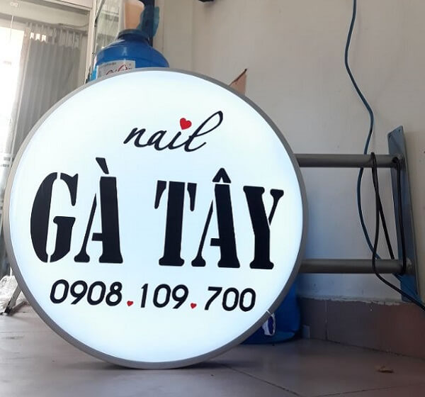 Thiết Kế Bảng Hiệu Hộp Đèn Hút Nổi Đẹp