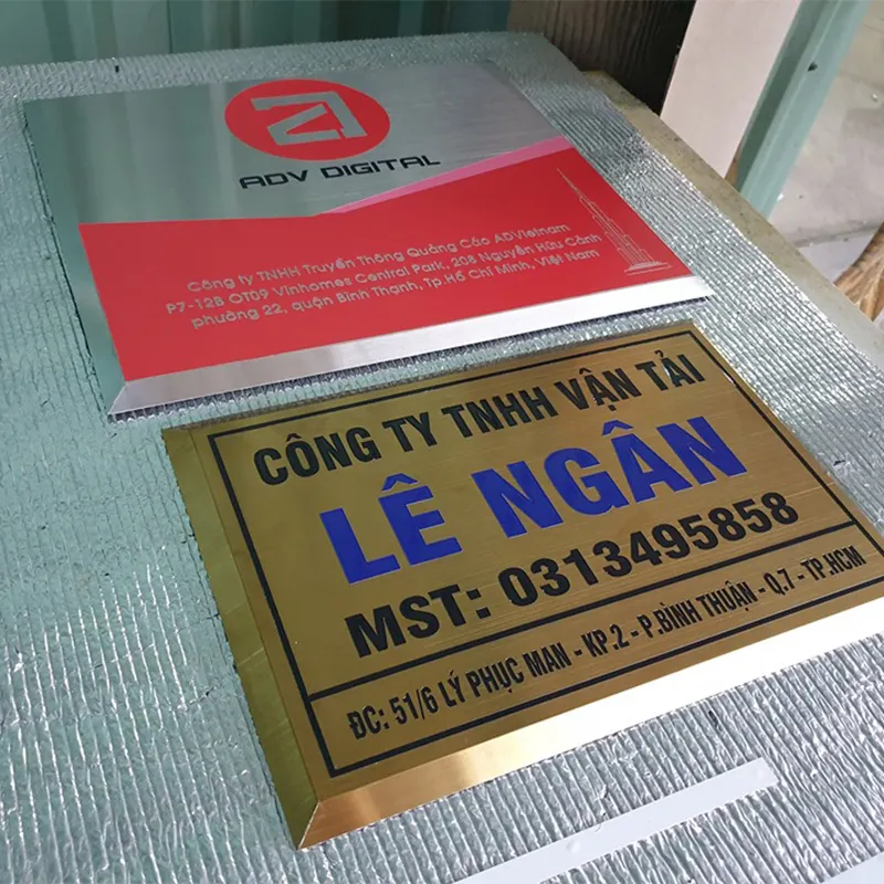 Mẫu Bảng Hiệu Công Ty Inox Đẹp