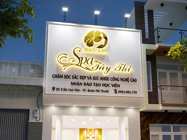 Thiết Kế Bảng Hiệu Chữ Nổi Inox Đẹp