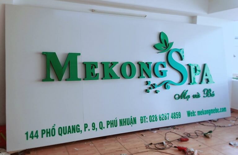 Mẫu Bảng Hiệu Chữ Nổi Mica Đẹp