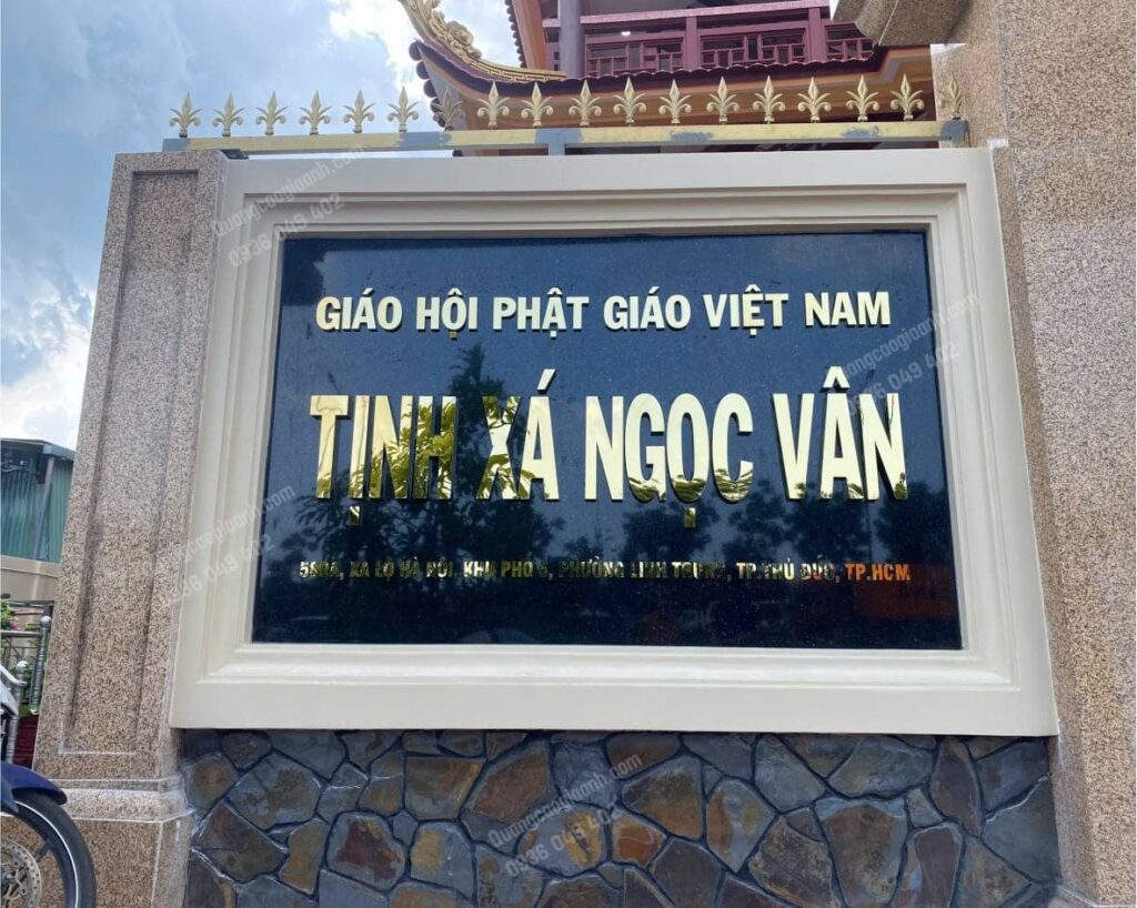 Mẫu Biển Chữ Nổi Inox Đẹp Năm 2026