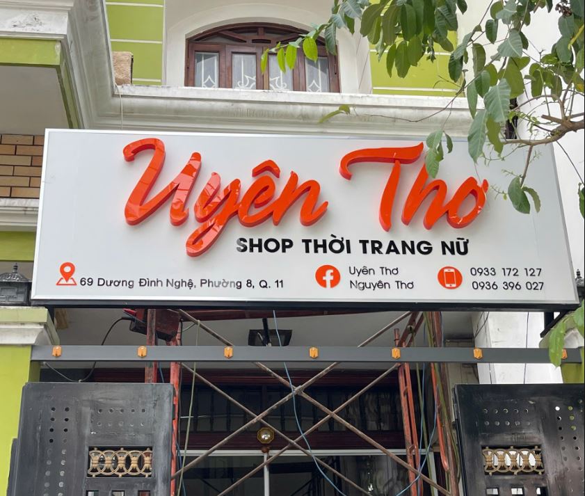 Mẫu Biển Hiệu Mica Chữ Nổi Đẹp