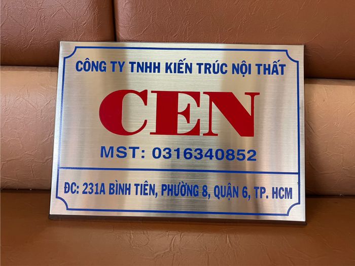 Thiết Kế Bảng Hiệu Công Ty Inox Đẹp