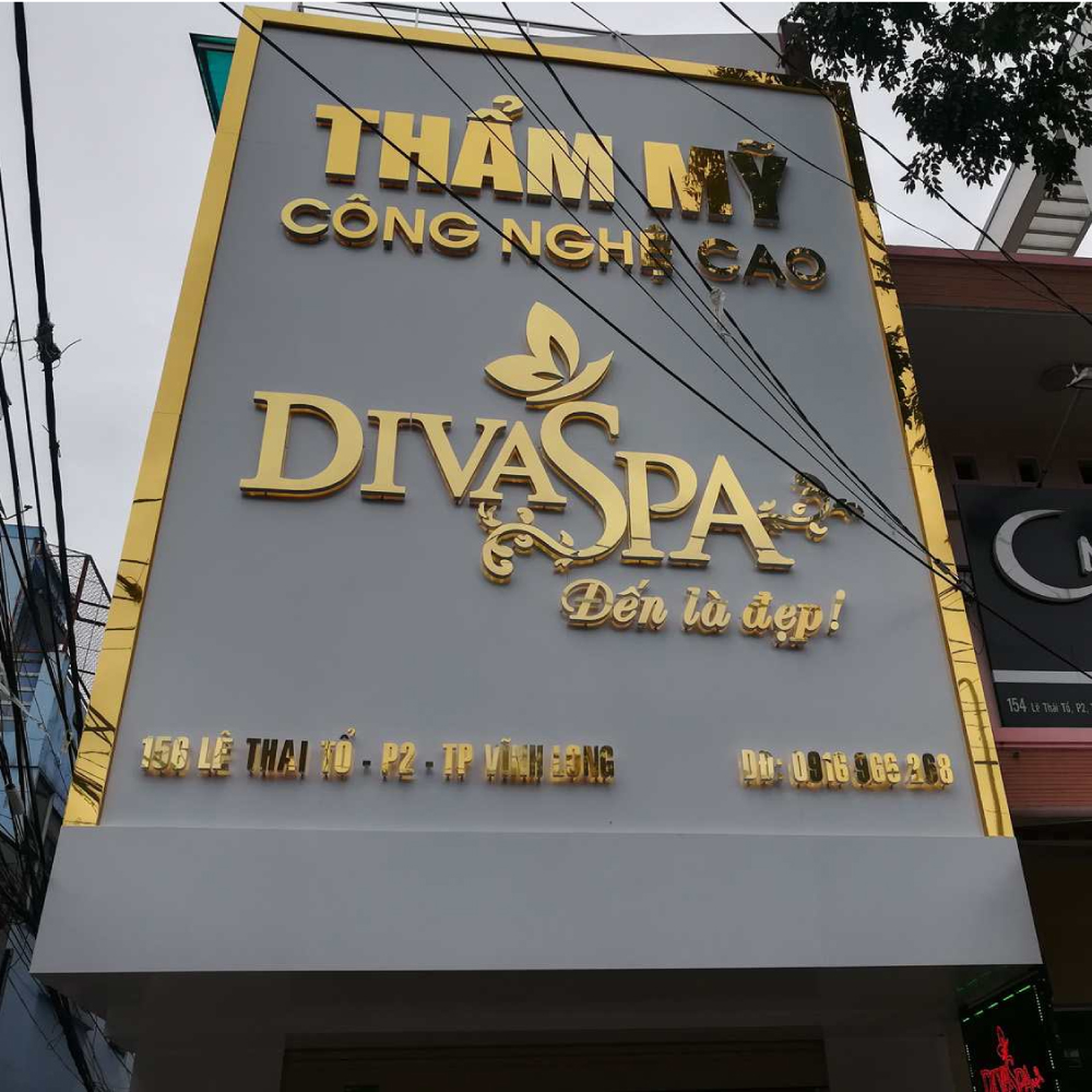 Thi Công Biển Hiệu Alu Chữ Nổi Inox Đẹp