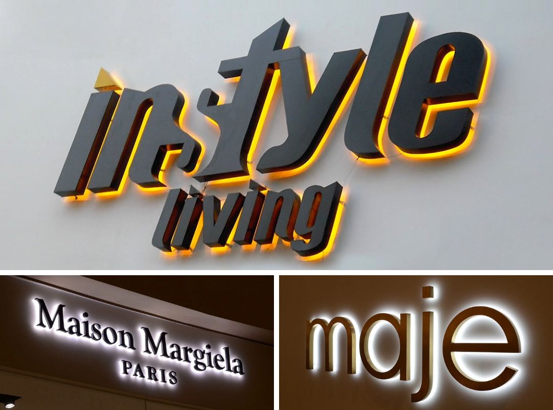 Bảng Hiệu Chữ Nổi Hắt Sáng Chân Đẹp, Hiện Đại, Nổi Bật Ban Đêm