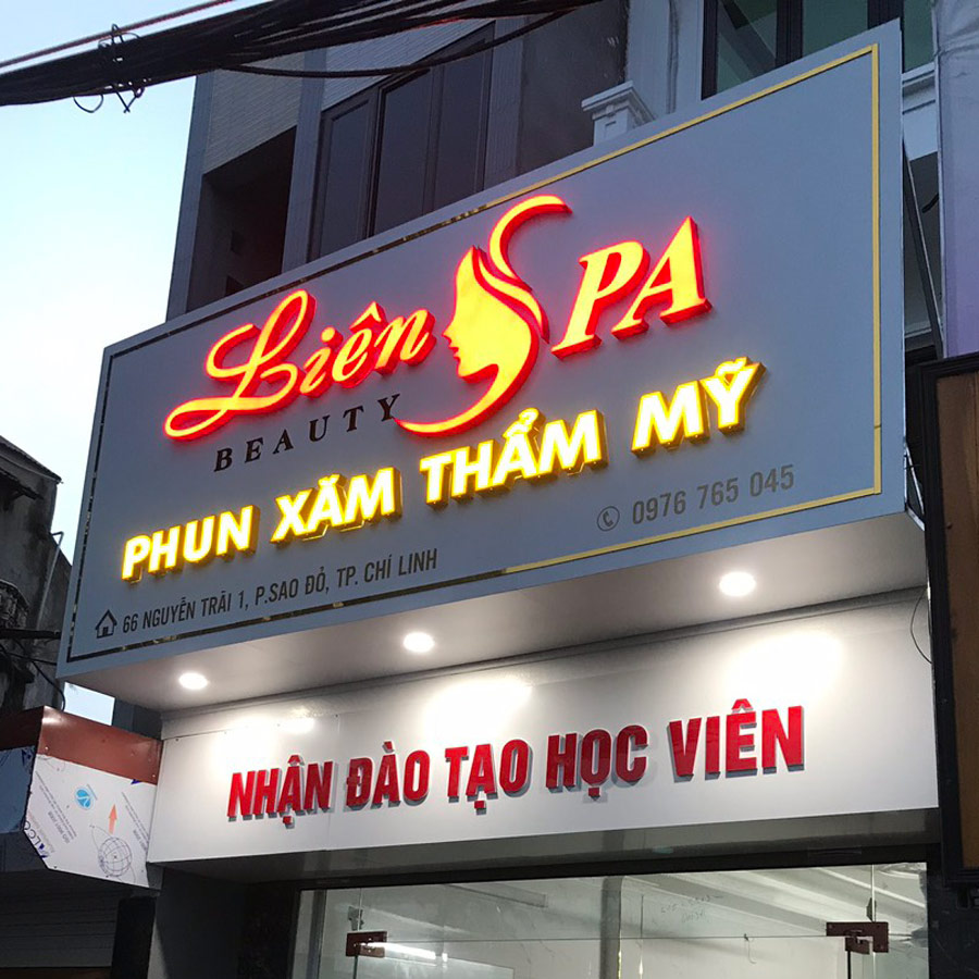 Thi Công Biển Chữ Nổi Đèn LED Đẹp, Chuyên Nghiệp