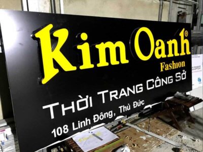 Biển Hiệu Alu Chữ Nổi Mica