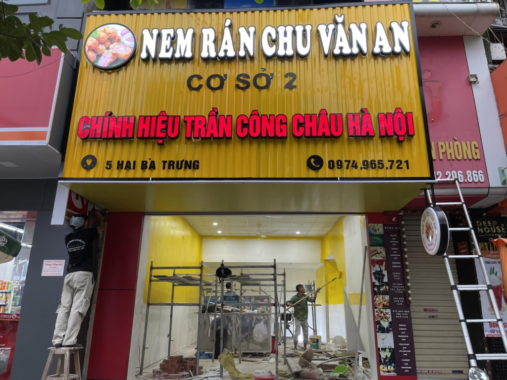 Thi Công Biển Hiệu Mica Chữ Nổi