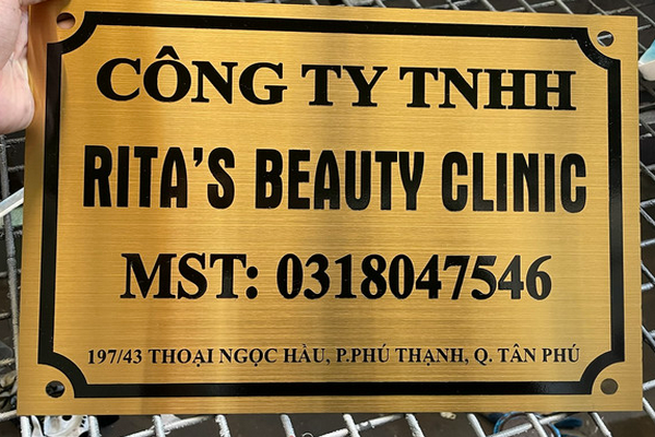 Thi Công Chữ Inox Vàng Xước Đẹp