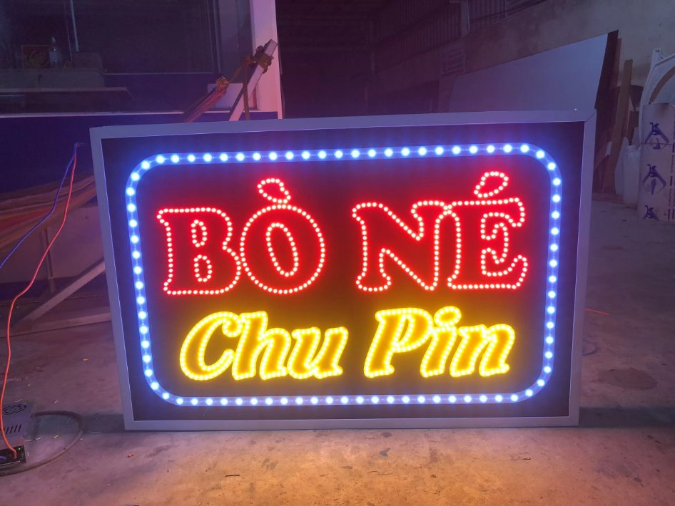 Thi Công Bảng Hiệu LED Vẫy Đẹp