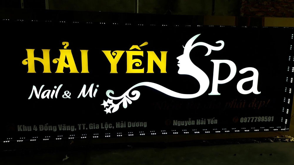 Mẫu Bảng Hiệu LED Vẫy Đẹp