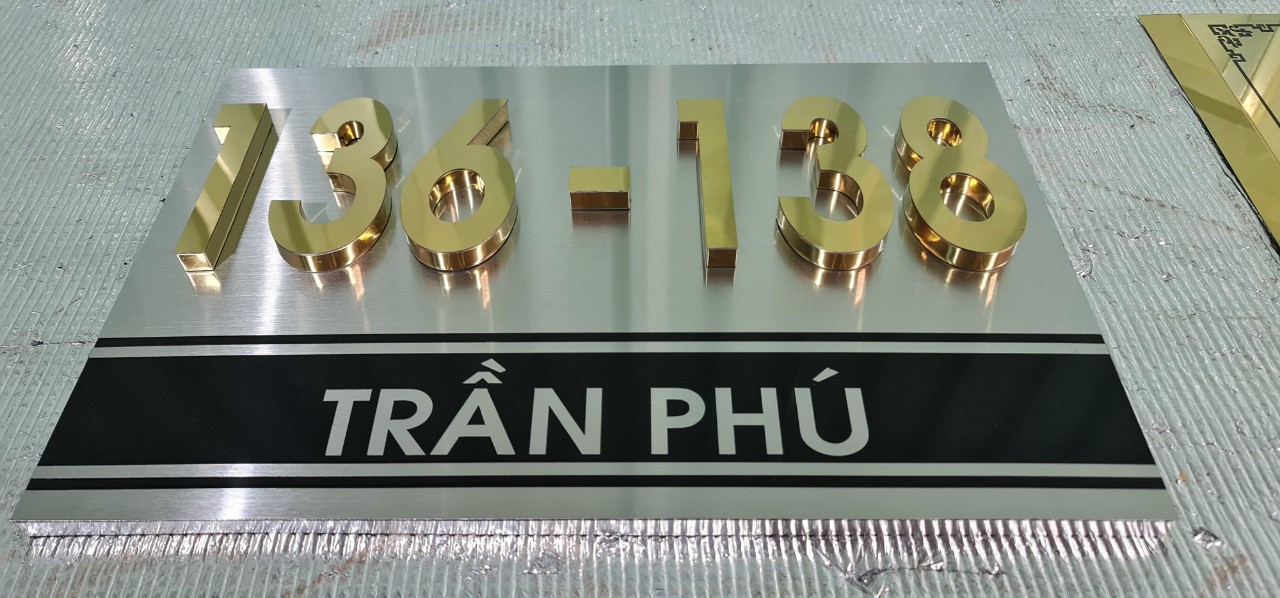 Biển Chữ Nổi Inox Đẹp