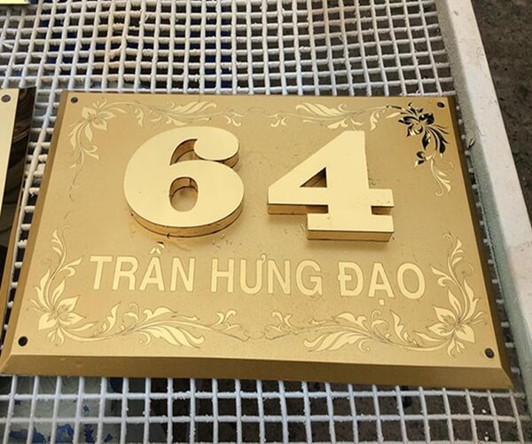 Biển Chữ Nổi Inox Đẹp