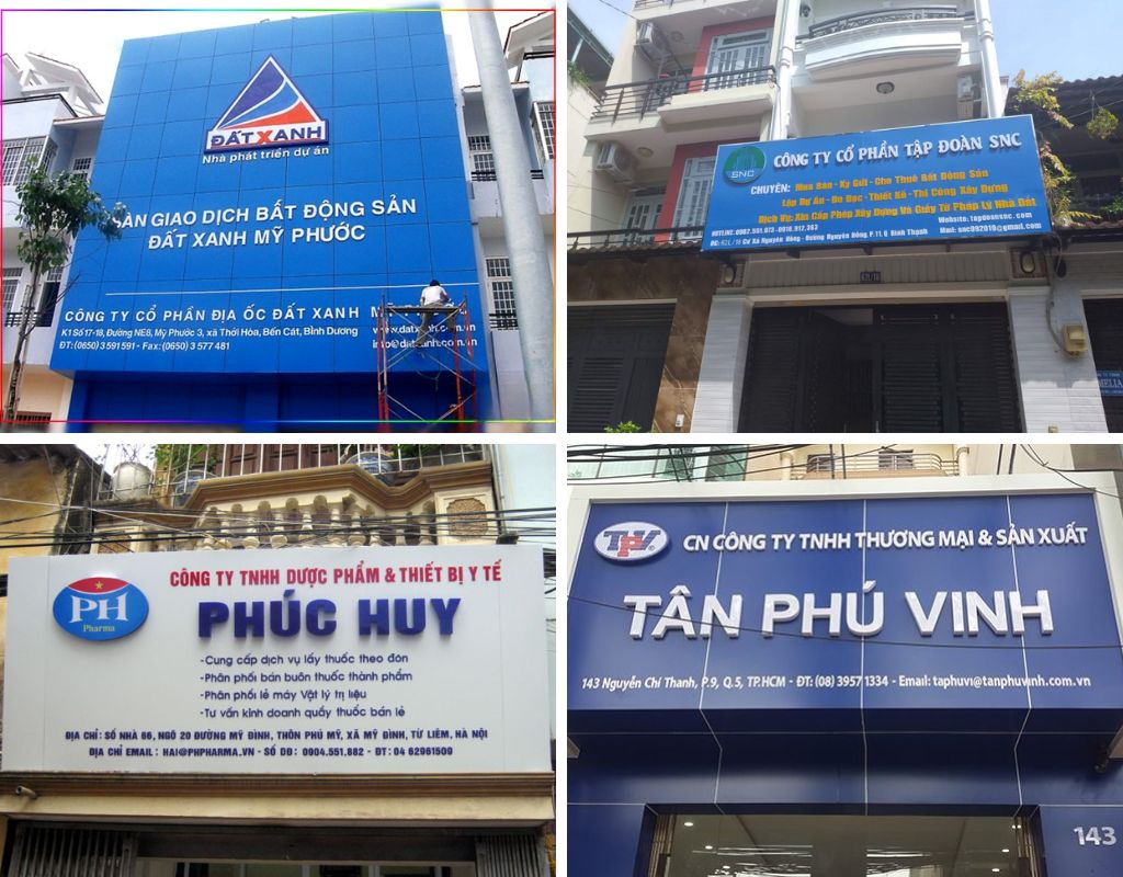 Thi Công Bảng Hiệu Quảng Cáo Alu Bền Đẹp, Giá Tốt