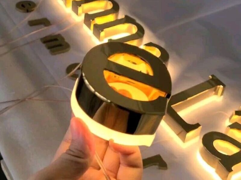 Thi Công Bảng Hiệu Chữ Nổi Chân Nhôm Chuyên Nghiệp, Thẩm Mỹ Cao