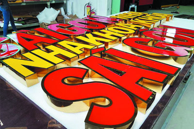 Mẫu Chữ Nổi Inox Đẹp Năm 2026