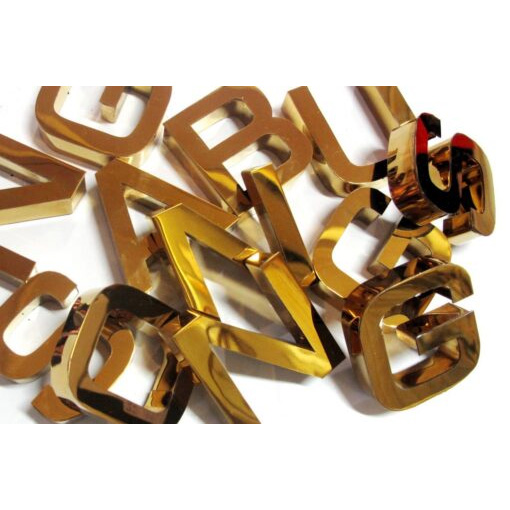 Chữ Inox Vàng Gương Đẹp Năm 2026 Sang Trọng, Xu Hướng Mới