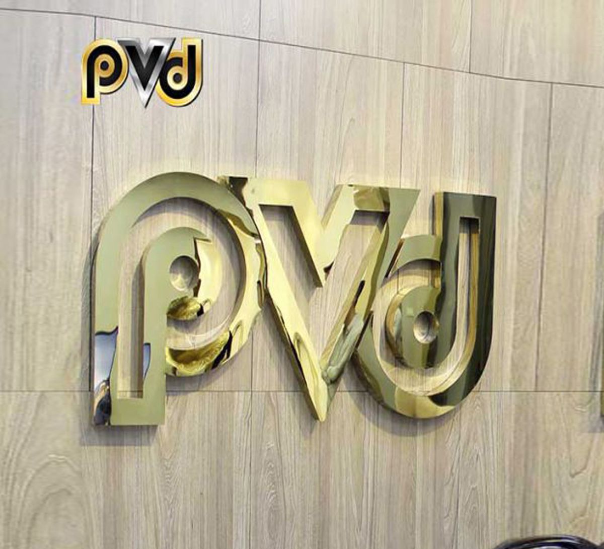 Bảng Hiệu Chữ Nổi Inox Vàng Gương Sang Trọng