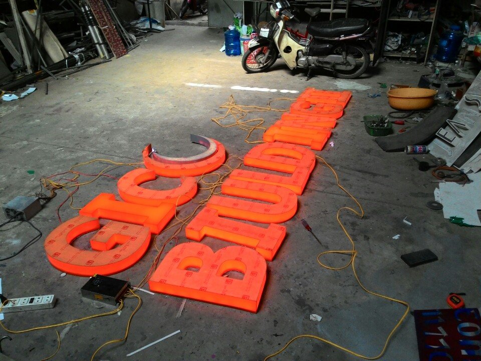 Mẫu Chữ Nổi Mica Đèn LED Đẹp