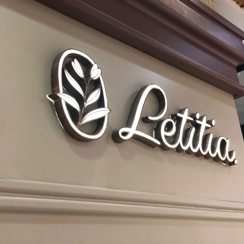 Thiết Kế Bảng Hiệu Alu Chữ Nổi Inox Đẹp, Sang Trọng