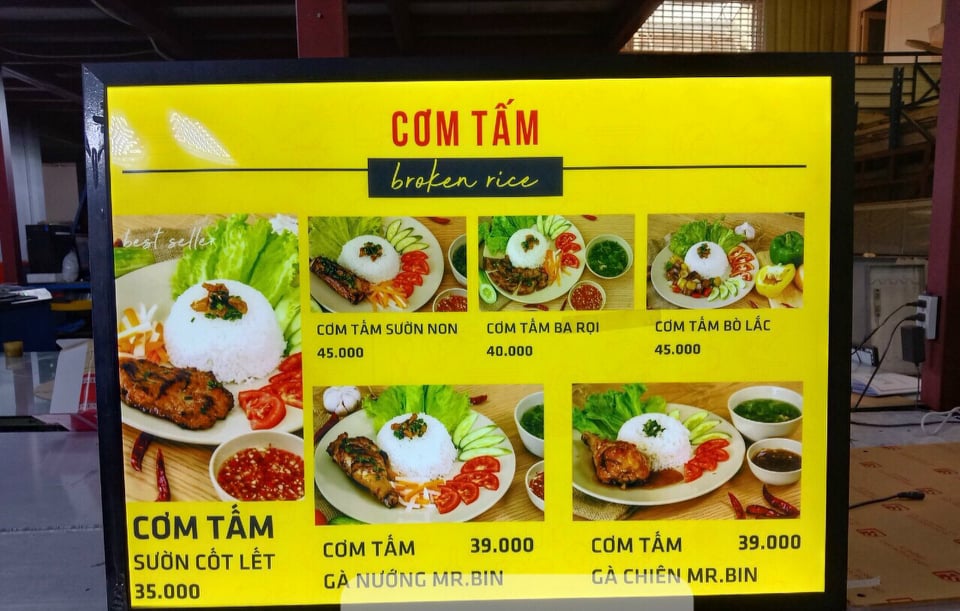 Thiết Kế Bảng Quảng Cáo Hộp Đèn Đẹp